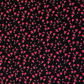 Baumwolljersey Leska Flower - 299 schwarz
